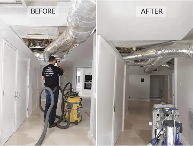 Bellingham Air Duct Cleaning professional performing thorough air duct cleaning in Bellingham