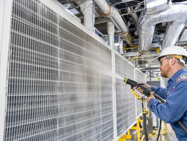 Professional commercial coil cleaning by Bellingham Air Duct Cleaning in Bellingham
